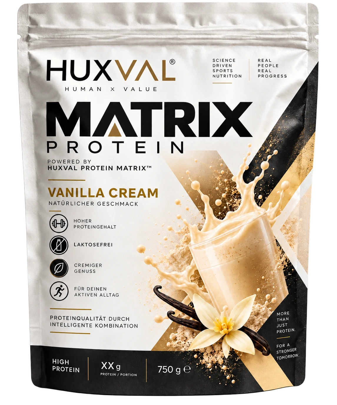 HUXVAL MATRIX PROTEIN Vanilla Cream